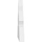 Ekena Millwork Richland Architectural Grade PVC Gable Bracket, 36"W x 18"H x 2"D x 6"F, 12/12 Pitch GBP036X18X0206RIC00 - alternate 5